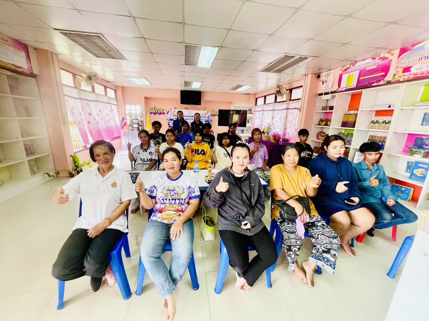 🟢 | ศกร.ระดับตำบลท่าสะอาด จัดโครงการสุขภาพดี มีชีวา พัฒนากาย จิต ผู้เรียน สกร.ระดับอำเภอเซกา พร้อมรับการนิเทศติดตาม